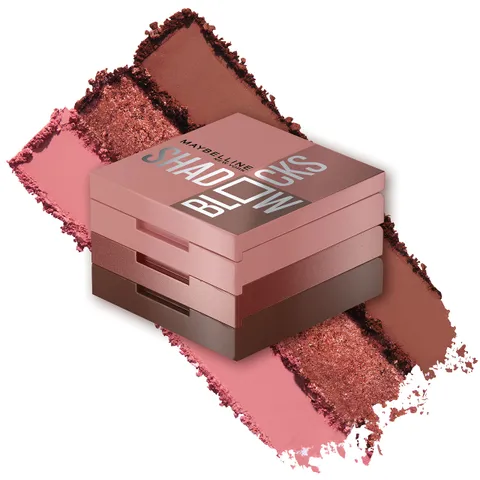 (12-pack) Maybelline New York Shadow Blocks Shadow Blocks Eyeshadow Palette, Stacked Eye Shadow Trio, West 4th & Perry St, 0.08 oz