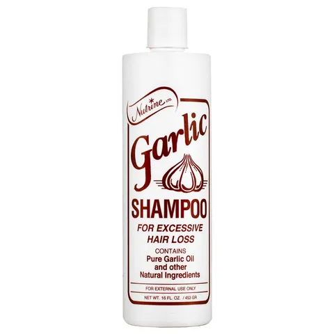 Nutrine Garlic Shampoo . Scented 20 oz