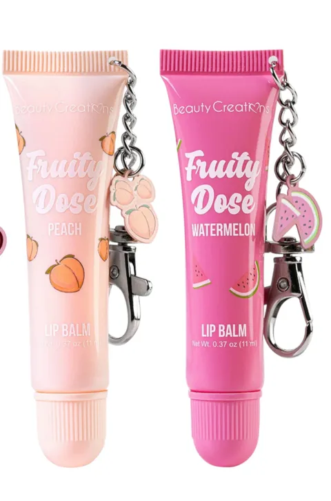 (12-pack) Beauty Creations Fruity Dose Lip Balm Assorted