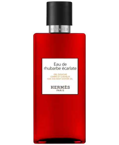 [Shower Gel] Hermes Eau de Rhubarbe Ecarlate Refillable Hair Body Shower Gel 6.5 oz