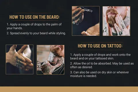 Woody's Tattoo Beard Oil Beard Oil Hydrating Facial Hair Skin Moisturizer