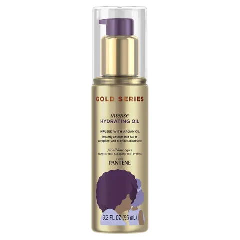 Pantene Gold Series Intense Hydrating Oil All Hair Types 3.2 Fl Oz