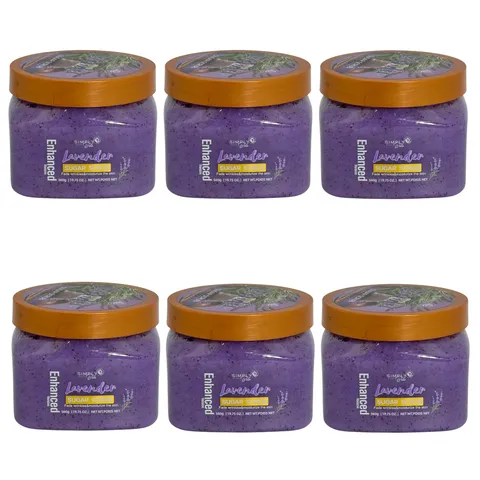 (6-pack) Simply Bella Sugar Scrub Lavender