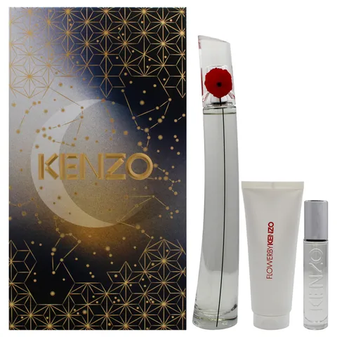 [Set] Flower By Kenzo 3 Pc Body Milk For Women EDP 3.3 oz