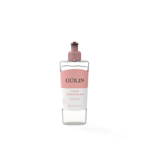 (24-pack) Guilin - Dermatology Tested Premium Facial Cleansing Gel -Removes skin dirt and make-up and keeps your skin purified! with aloe vera, camomile extract - free of sles & sls, parabens, alcohol and colorants - 250ml