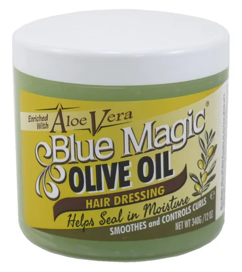 Blue Magic Olive Oil Hair Dressing With Aloe Vera 12 oz