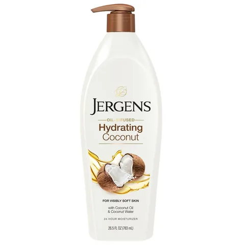 Jergens Hydrating Coconut Body Moisturizer Infused With Coconut Oil and Water