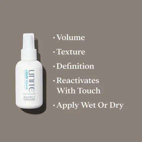 Unite Hair Liquid Volume Texture for Instant Volume Definition and Matte Finish