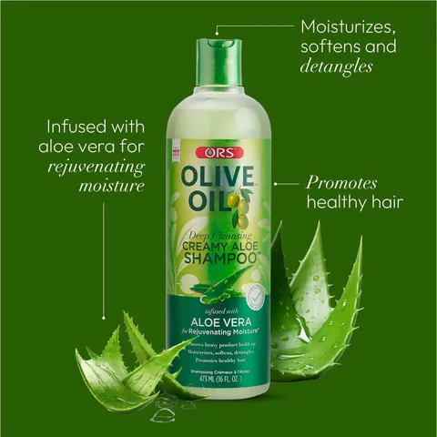 Ors Olive Oil Deep Cleansing Creamy Aloe Shampoo for All Hair Types