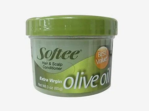 Softee Olive Oil Hair Scalp Conditione​r Extra Virgin Green 3 oz