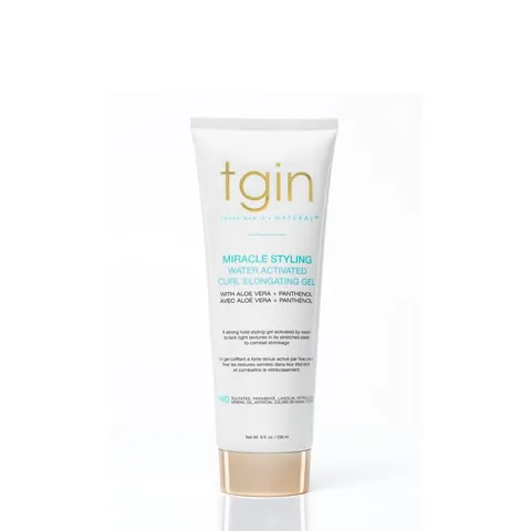 Tgin Miracle Styling Water Activated Curl Elongating Gel Lightweight Curly Hair