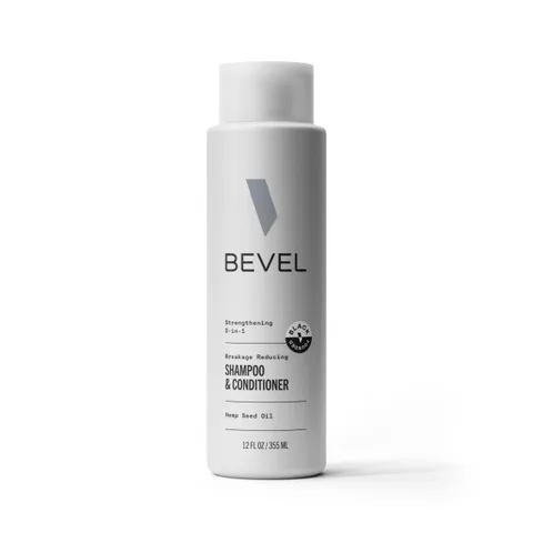 Bevel Shampoo and Conditioner With Hemp Seed Oil and Biotin 2 In 1