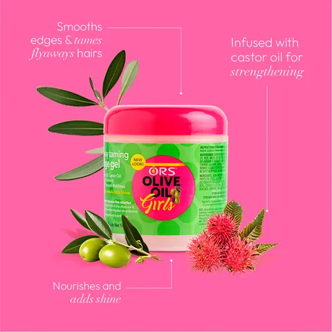 Ors Olive Oil Girls Fly Away Taming Hair Gel 5 oz