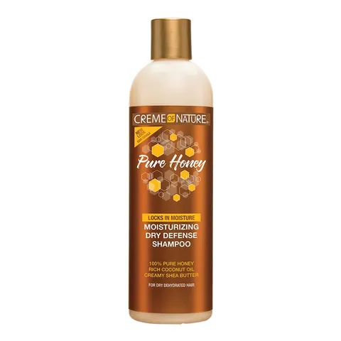 Creme of Nature Pure Honey Moisturizing Dry Defense Shampoo Gently Cleanses
