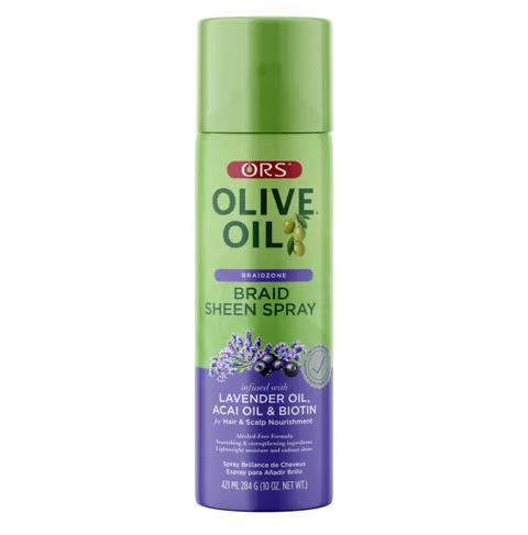 Ors Olive Oil Braidzone Braid Sheen With Lavender Acai Biotin for Hair Scalp