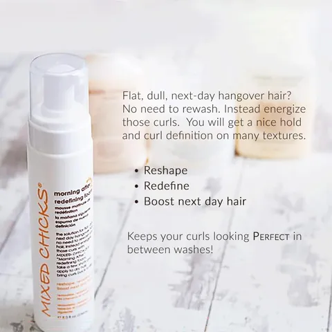 Mixed Chicks Morning After Redefining Hair Foam 8 Fl.oz. / 236 ml