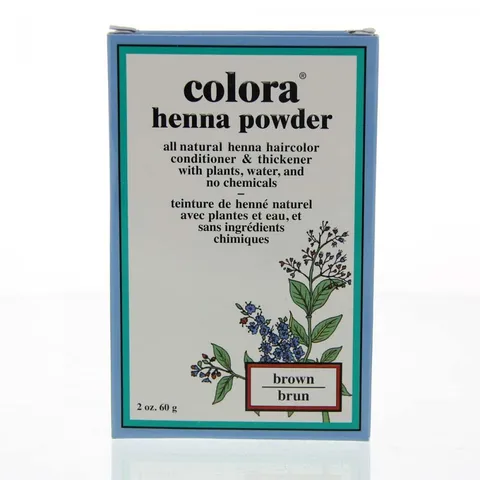 Colora Henna Powder Hair Color Brown 2 oz