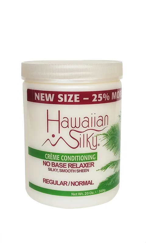 Hawaiian Silky No Base Relaxer Regular White 20 oz