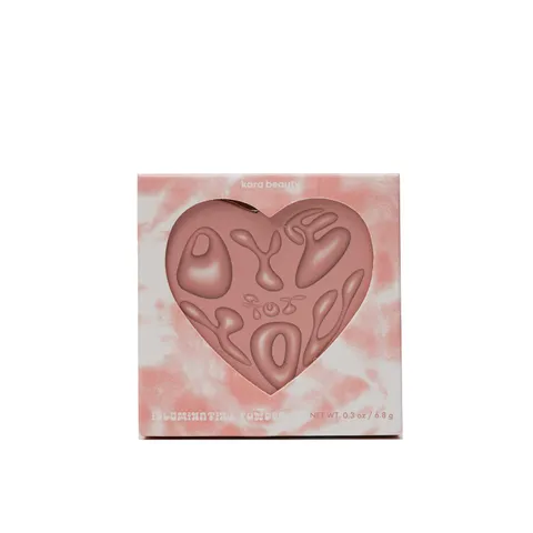 (6-pack) KARA BEAUTY DYE FOR YOU ILLUMINATING BEAUTY POWDER - Cream to Powder Highlighter, Pigment Rich, Silky Formula, Shimmery Effect for Face & Body (Florescent Rose)