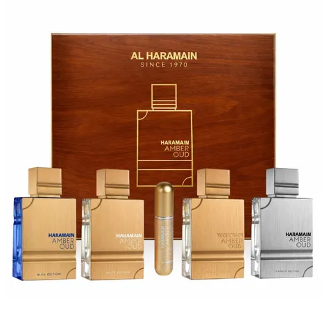 Al Harmain Al Haramain Amber Oud Collection 4pc Set
