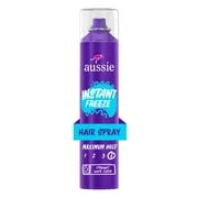 Aussie Instant Freeze Sculpting Mousse for Hair Styling Maximum Hold 2 Pack 6 oz