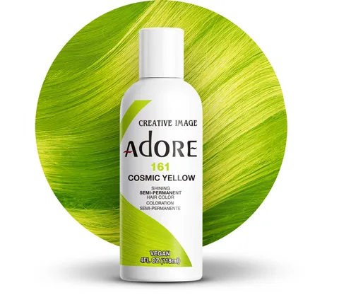 Adore Semi Permanent Hair Color | Vegan Cruelty Free Yellow Hair Dye | No