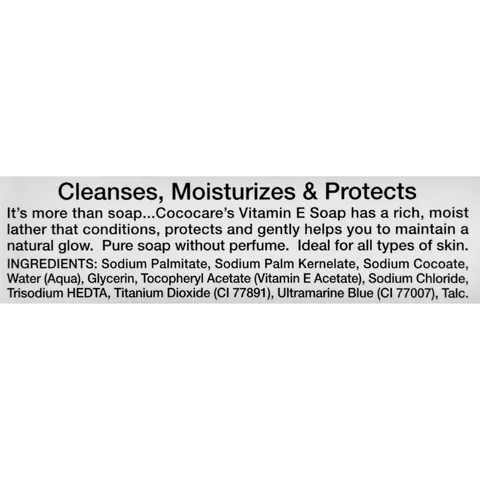 Cococare Vitamin E Soap 4 oz
