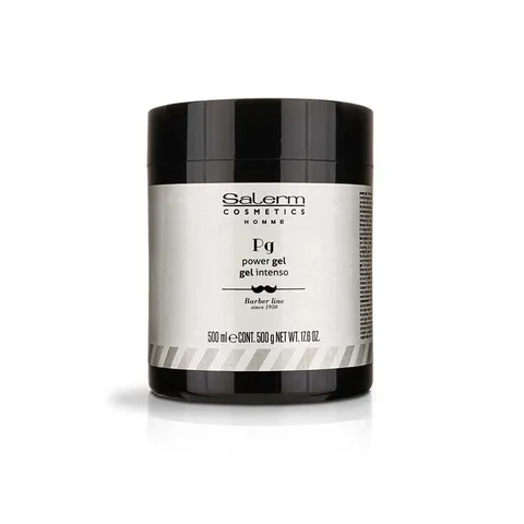 Salerm Hair Styling Gel Homme Barber Line Intense Hold Blue Gel Hydrating and