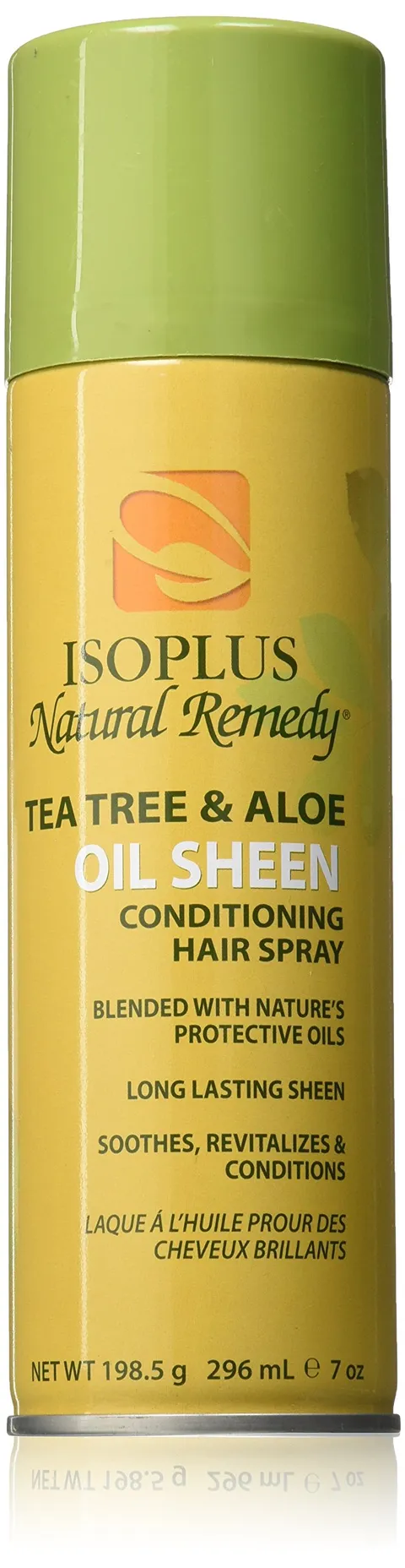 Isoplus Natural Remedy Tea Tree Aloe Oil Sheen Conditioning Hair 7 oz