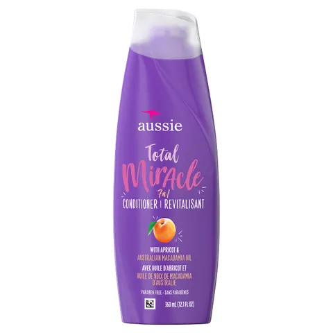 Paraben Free Total Miracle Conditioner W/ Apricot for Hair Damage 12.1 Fl Oz