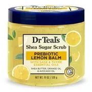 Dr Teal's Shea Sugar Body Scrub With Prebiotic Lemon Balm and Essential Oils 19