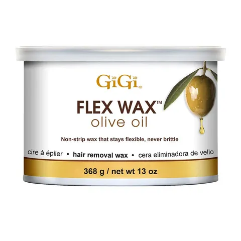 Gigi Olive Oil Flex Soft Wax Hair Removal Nourishing Flexible Wax for Smooth
