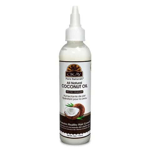 Okay 100% Pure Coconut Oil for Hair Skin Coconut Oil Men Hair Body for Massage