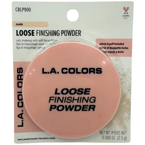 (3-pack) L.A. COLORS Loose Setting Powder, Nude (Carded) CBLP900 (Set)