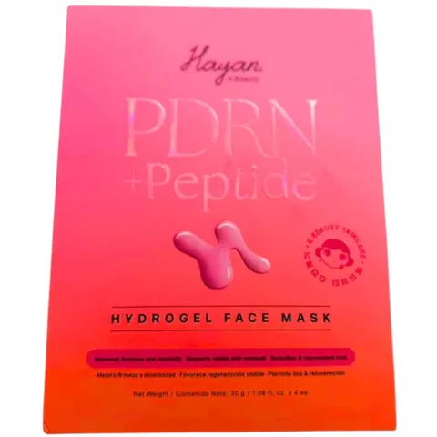 (4-pack) Hayan Cosmetics Hydrogel Face Mask PDRN+Peptide