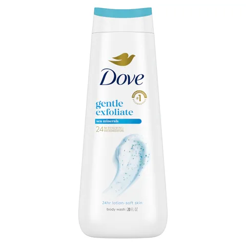 Dove Body Wash Gentle Exfoliate With Sea Minerals for 24hr Lotion Soft Skin