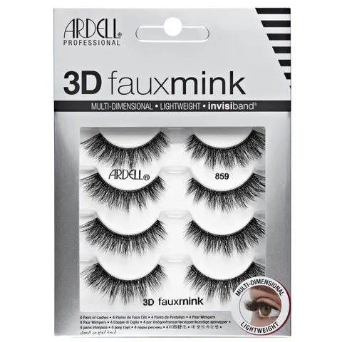 Ardell 3d Faux Mink Lashes Lightweight Invisiband Natural Lashes Faux Mink Demi