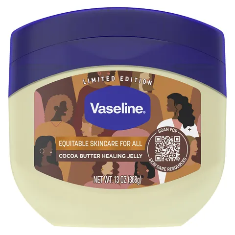 Vaseline Healing Jelly Moisturizer for Dry Cracked Skin Cocoa Butter