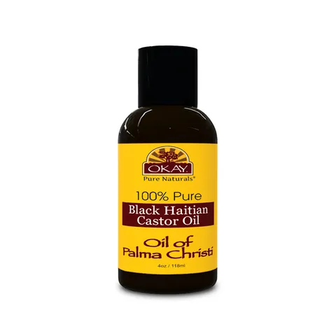 Okay Pure Naturals Black Haitian Castor Oil Castor Oil for Hair Health Women