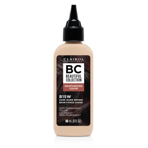Clairol Professional Beautiful Collection Hair Color 15w Dark Warm Brown .