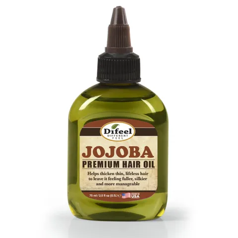 Difeel Natural Hair Oil Jojoba Oil 2.5 oz