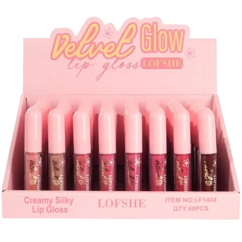 (48-pack) LOFSHE Velvet Glow LipGloss (LF01)