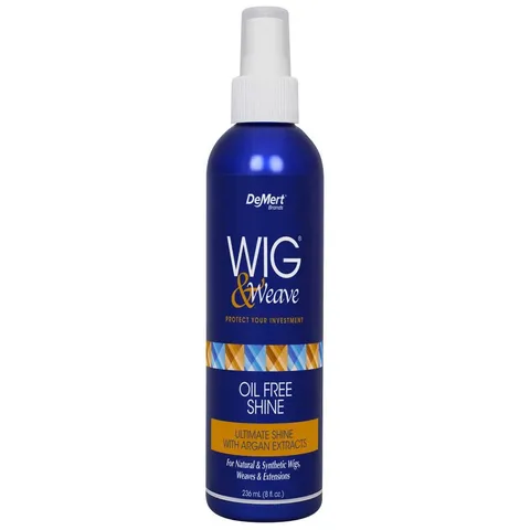 Demert Wig and Weave Oil Free Shine for Natural and Synthetic Hair 8 oz