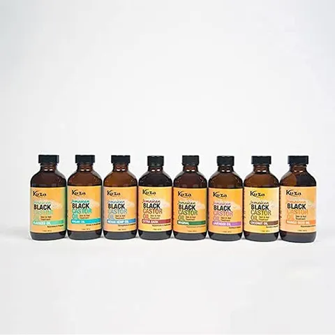 Kuza Jamaican Black Castor Oil Skin Hair Treatment Coconut Oil 4 Fl Oz