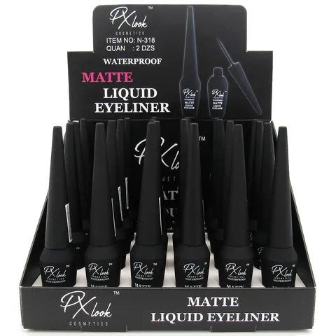 (24-pack) Matte Liquid Eyeliner