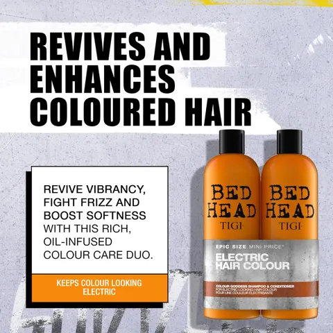 Bed Head By Tigi Colour Goddess Oil Infused Shampoo for Color Treated Hair Anti
