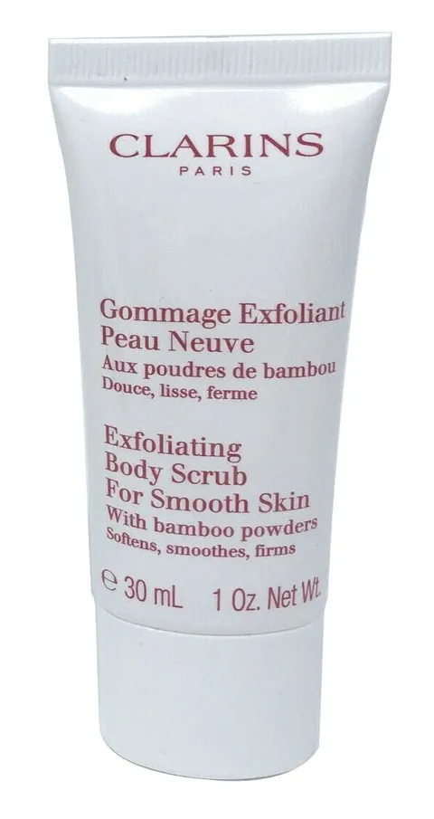 Clarins Exfoliating Body Scrub for Smooth Skin With Bamboo Powders New 1 oz