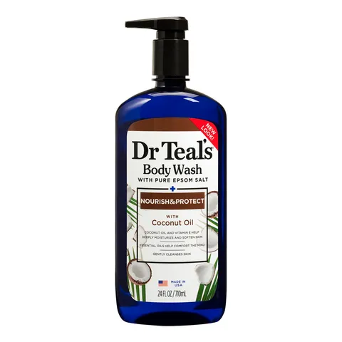 Dr Teal's Body Wash Nourish Protect With Coconut Oil 24 Fl Oz