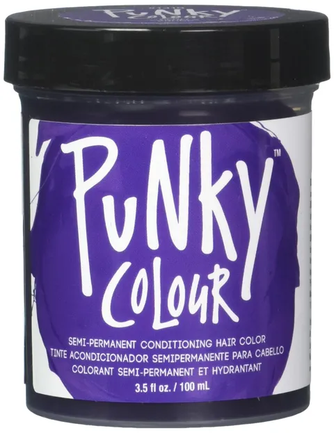 Jerome Russell Punky Colour Semi Permanent Conditioning Hair Color Plum 3.5 oz