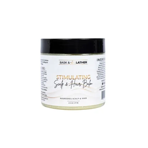 Bask Lather Stimulating Scalp and Hair Balm for Hair Growth Mango Shea Butter